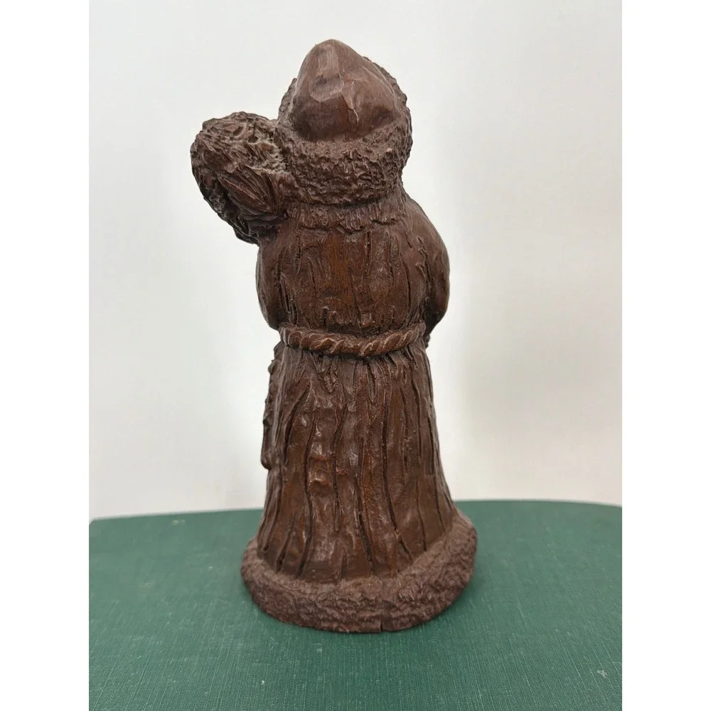 Vintage Red Mill Father Christmas Santa Claus Figurine Hobby Horse 6.5 Inch